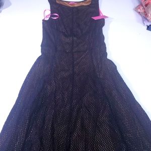 Isaac Mizrahi A-Line Black Dress